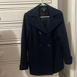 Navy dress coat